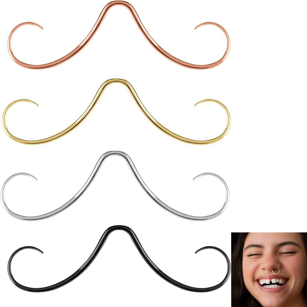 Body Jewelry Septum - Piercing Jewelry Mustache Septum Ring Body