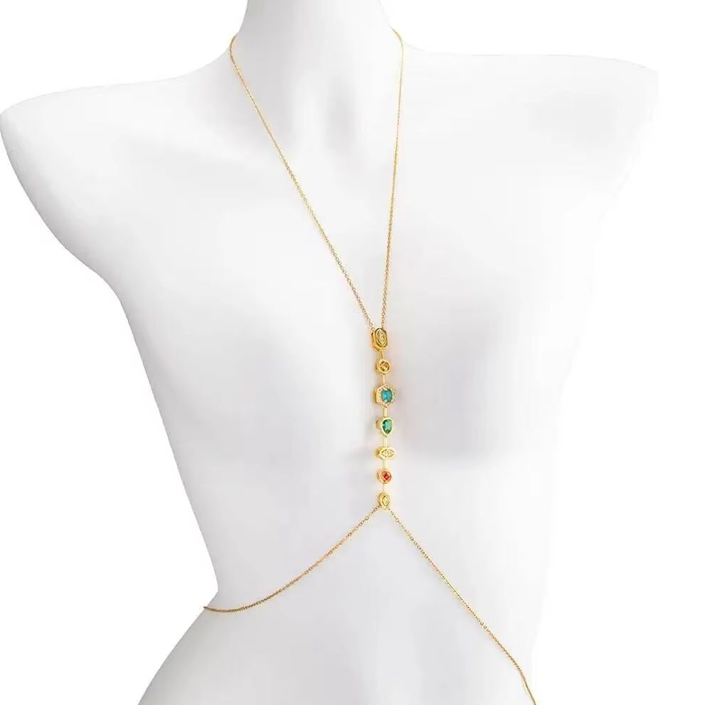 Body Jewelry For You - PuRui Exquisite Colorful Zircon Stainless Steel