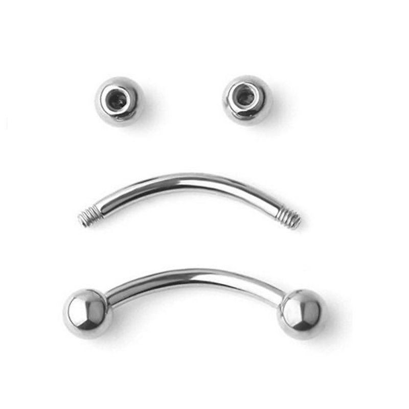 3PCS Eyebrow Piercing Jewelry  - Body Jewelry Gauges 评论和价格