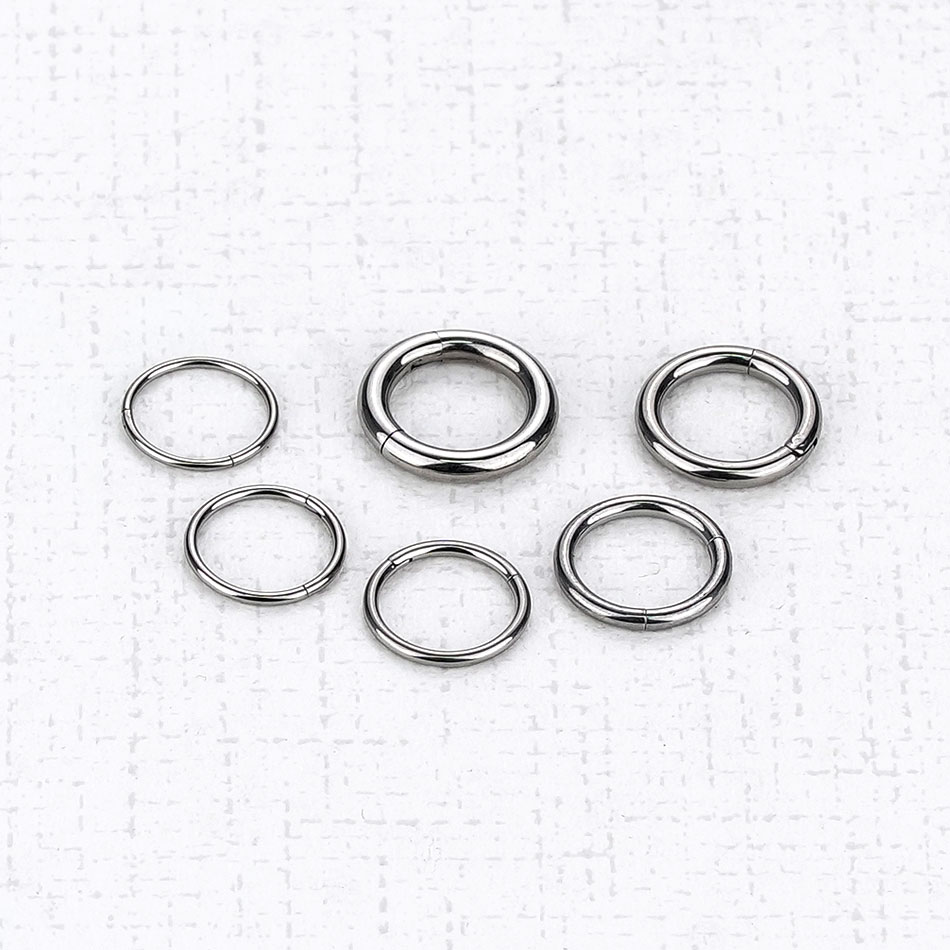 1Pc G23 Titanium Hinged Segmen - Body Jewelry Septum 评论和价格