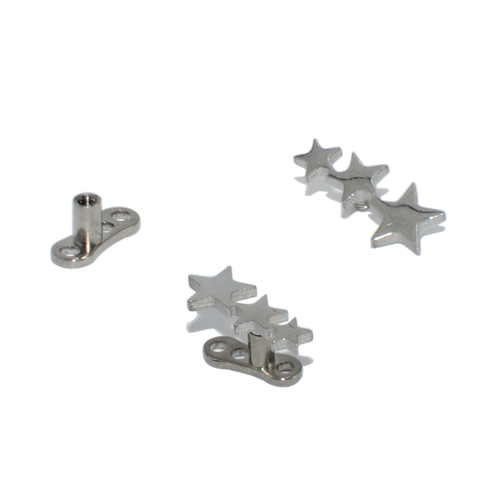 1PC Steel/Titanium Base Micro  - Dermal Anchor Top 评论和价格