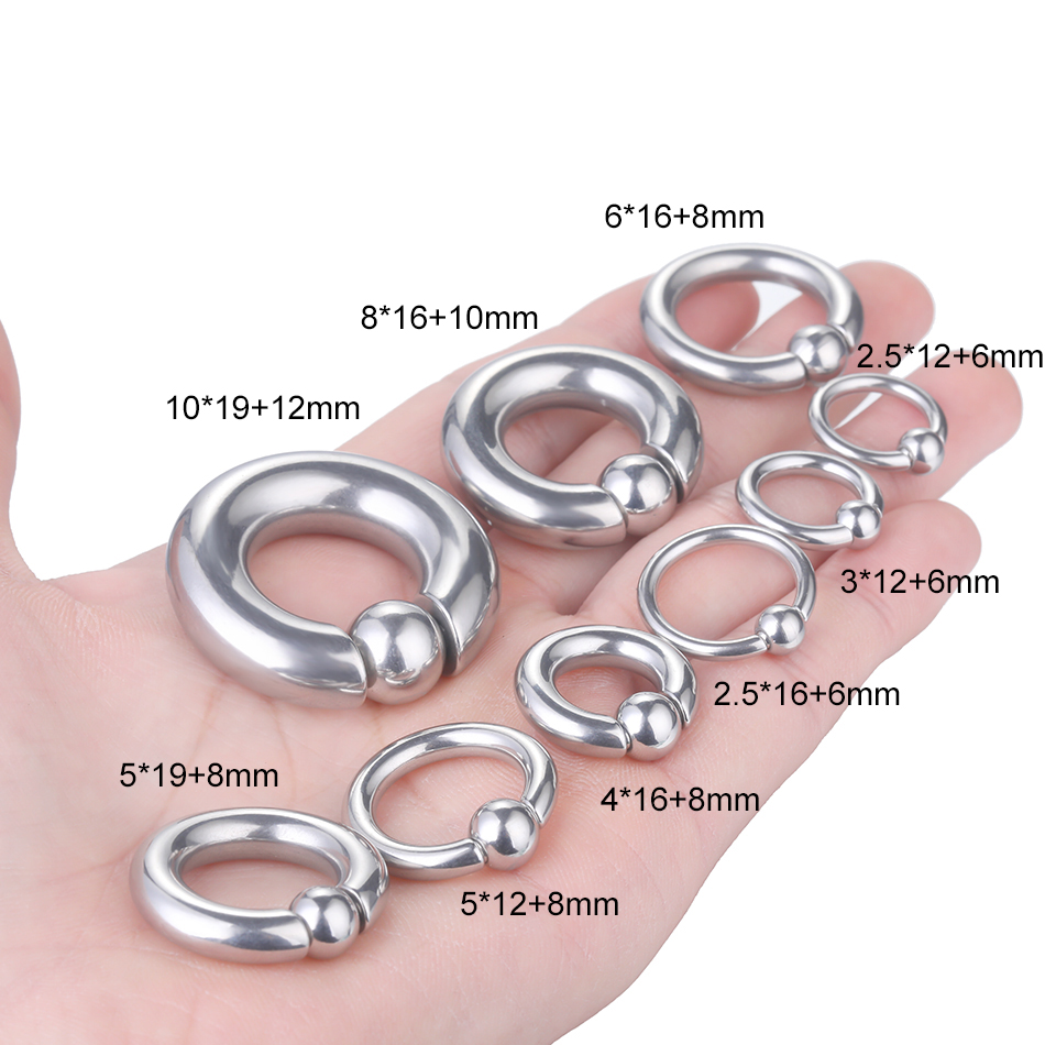 1pcs Stainless Steel Large Gau - Body Jewelry Gauges 评论和价格