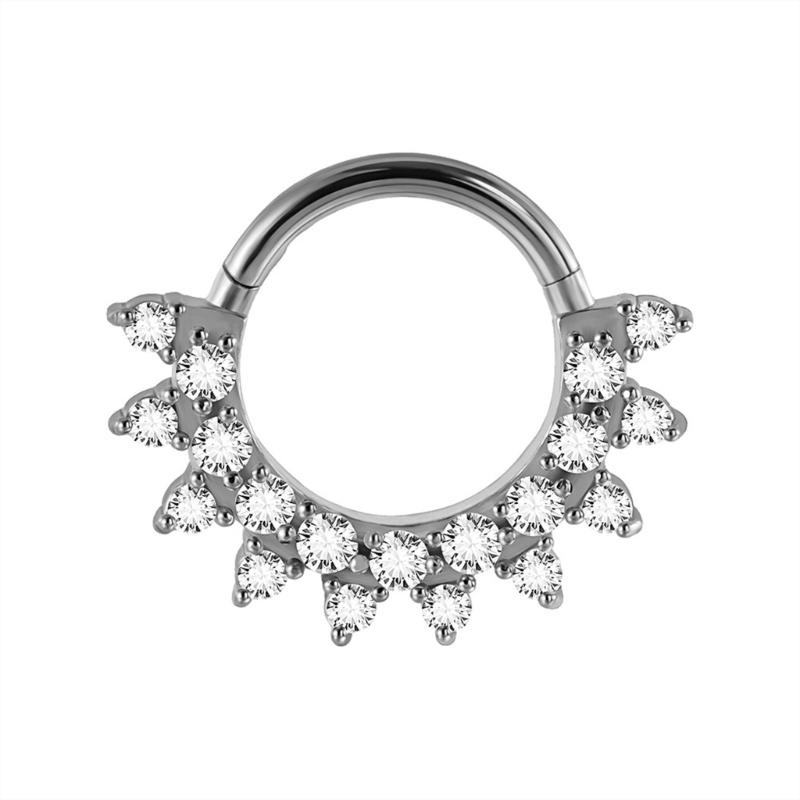 31BB Stylish Crystal Septum Ri - Body Jewelry Septum 评论和价格