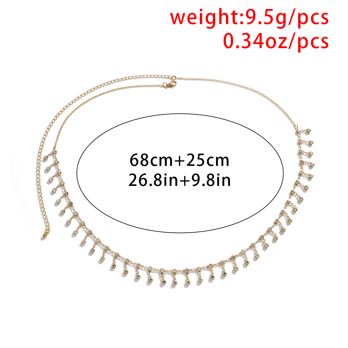 Sexy Tassel Waist Chain Belt Z - Body Jewelry Ends 评论和价格