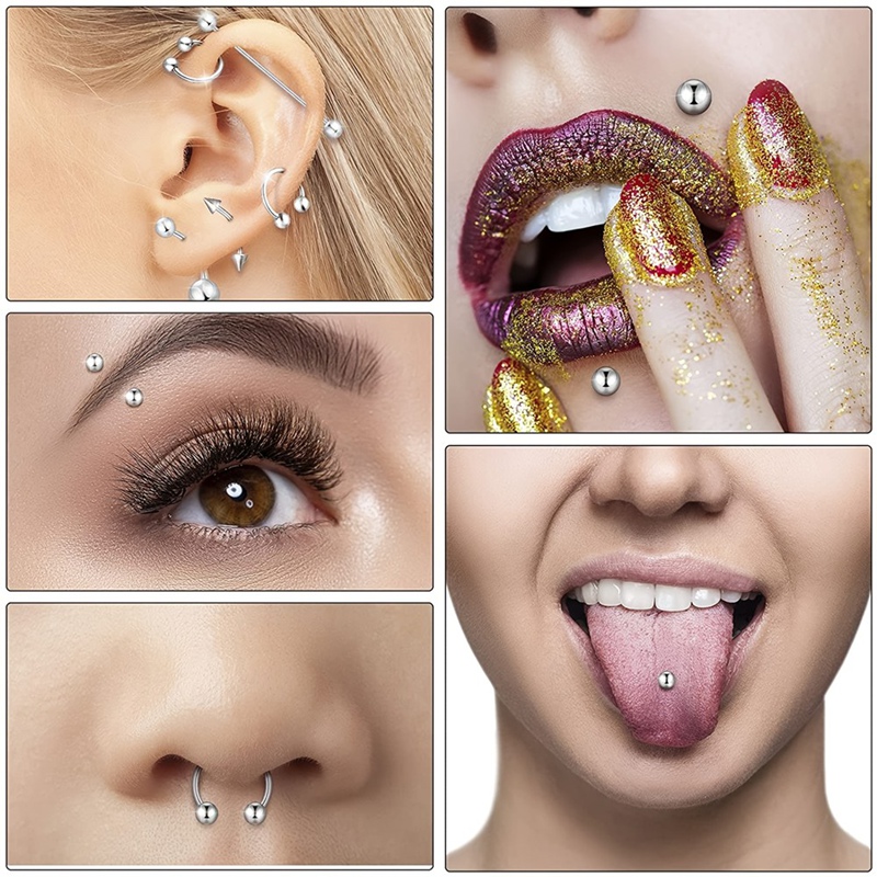 41pcs Body Piercing Tool Kit I - Body Jewelry Septum 评论和价格