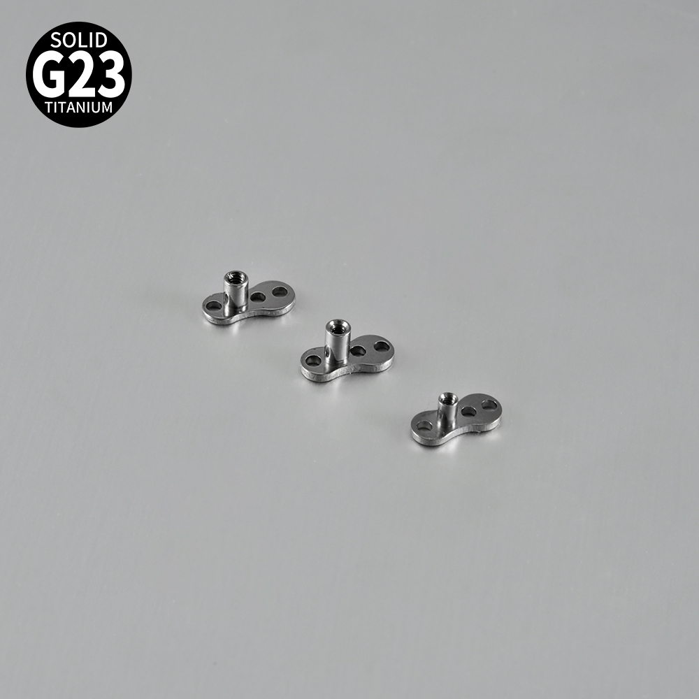 1PC 14G/16G Grade G23 Titanium - Dermal Anchor Top 评论和价格