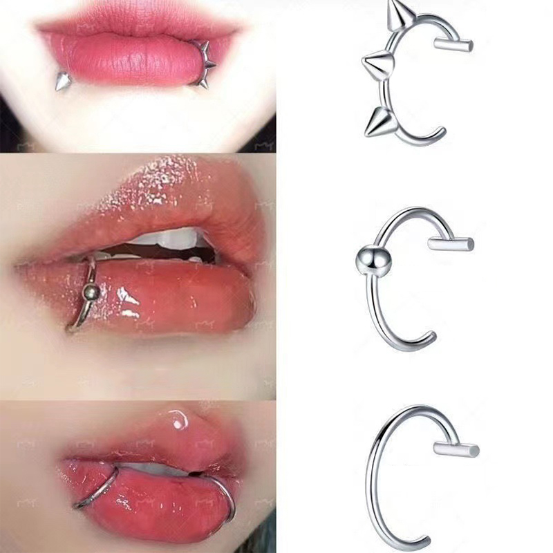 1Pc Stainless Steel Fake Nose  - Body Jewelry Septum 评论和价格