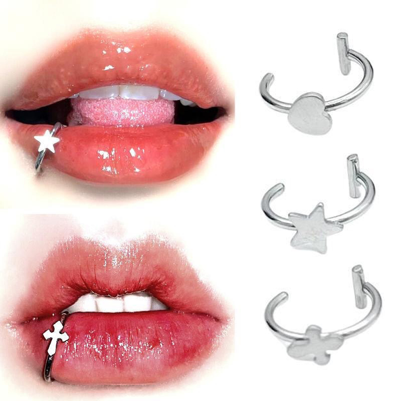 1Pc Stainless Steel Fake Nose  - Body Jewelry Septum 评论和价格