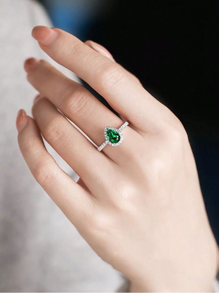925 Sterling Silver Simple Gre - Body Jewelry High Quality 评论和价格