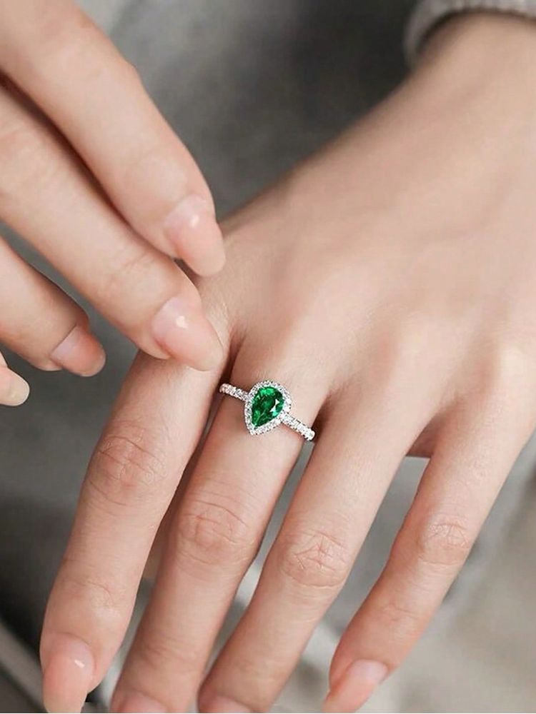 925 Sterling Silver Simple Gre - Body Jewelry High Quality 评论和价格