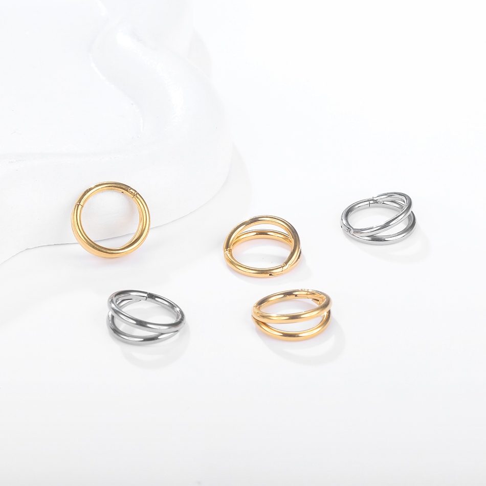 1pc Titanium Cartilage Hoop Ea - Body Jewelry Septum 评论和价格