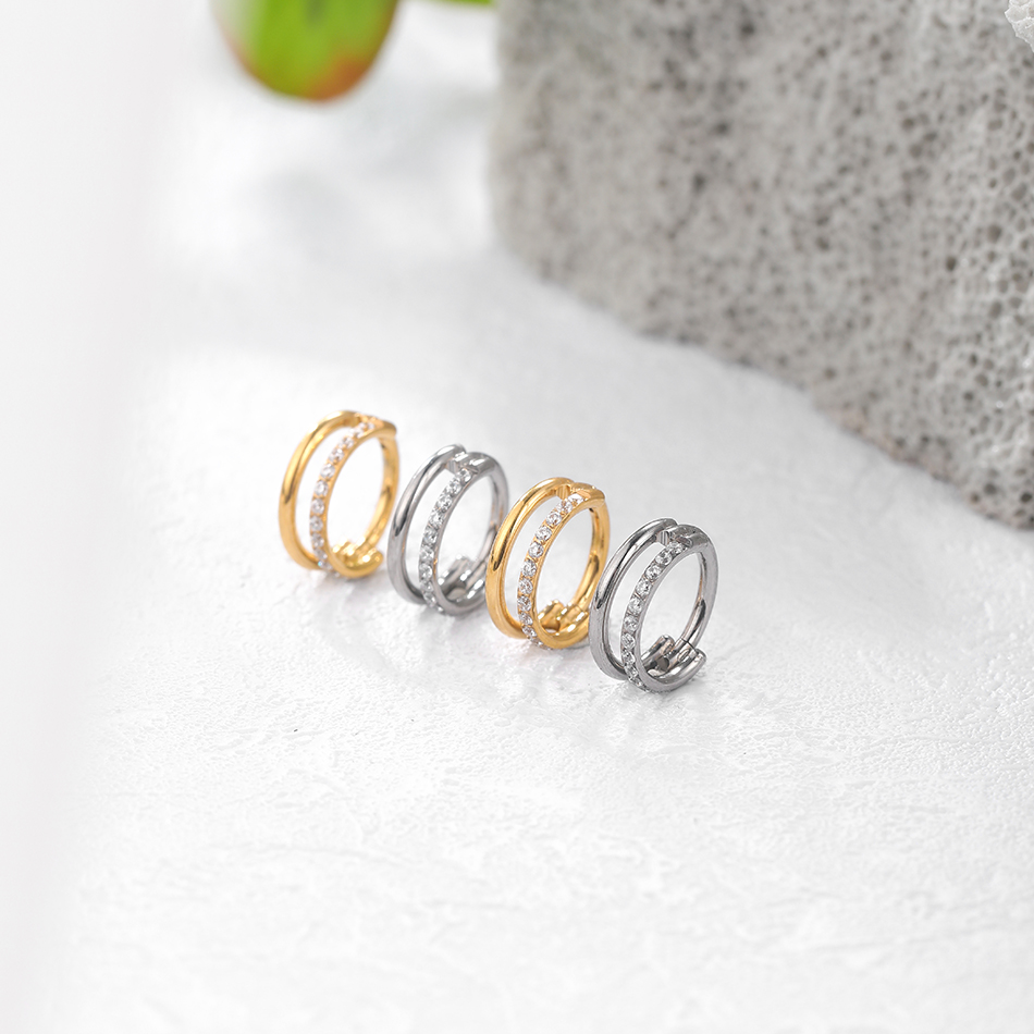 1pc Titanium Cartilage Hoop Ea - Body Jewelry Septum 评论和价格