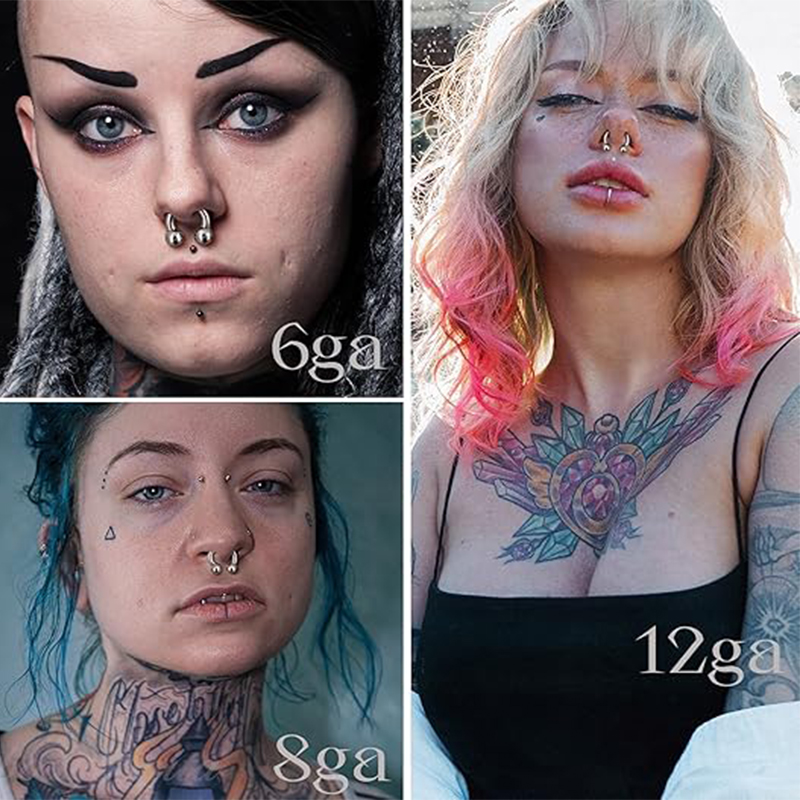1PC 18G-00G Large Gauge Stainl - Body Jewelry Gauges 评论和价格