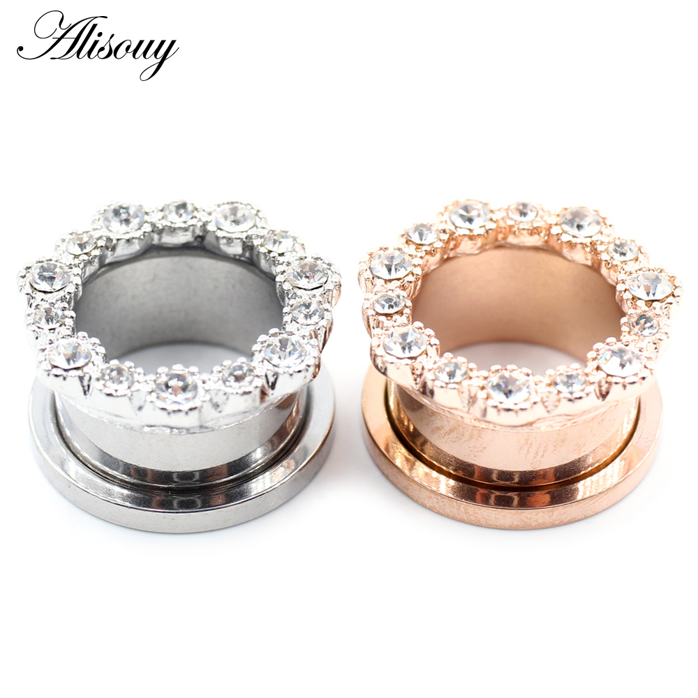 Alisouy 2pcs Stainless Steel F - Body Jewelry Gauges 评论和价格