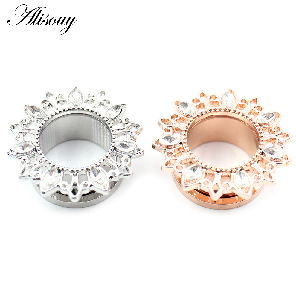 Alisouy 2pcs Stainless Steel F - Body Jewelry Gauges 评论和价格
