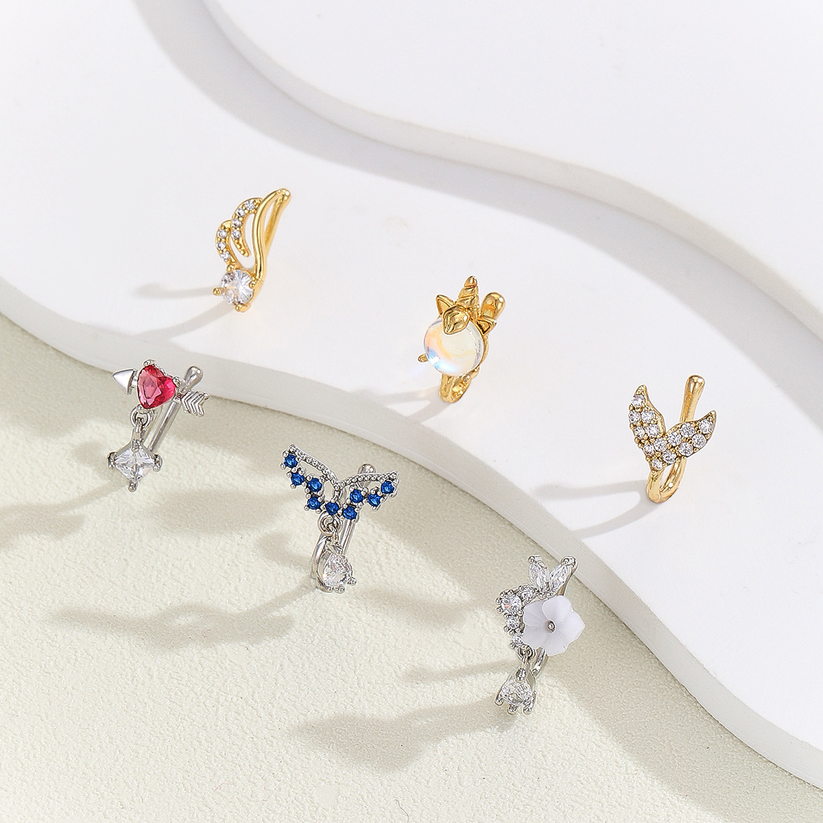 Fake Nose Piercing Jewelry Hig - Body Jewelry High Quality 评论和价格
