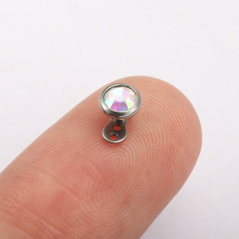 G23 Titanium Piercing Micro De - Dermal Anchor Top 评论和价格