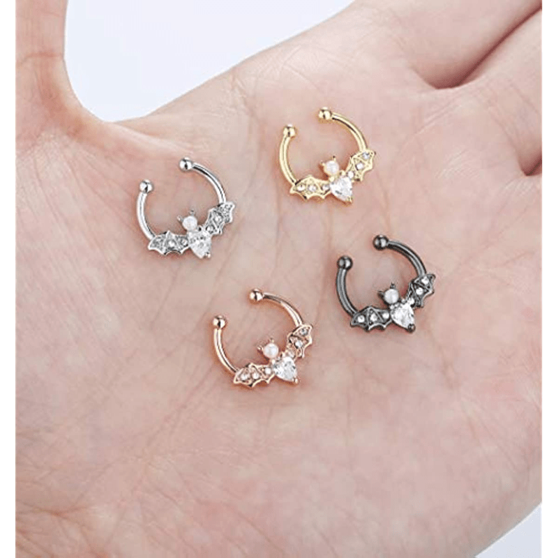 EVISPOL Cute Halloween Bat Fau - Body Jewelry Septum 评论和价格