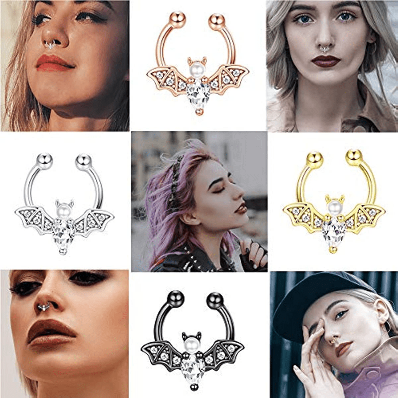 EVISPOL Cute Halloween Bat Fau - Body Jewelry Septum 评论和价格