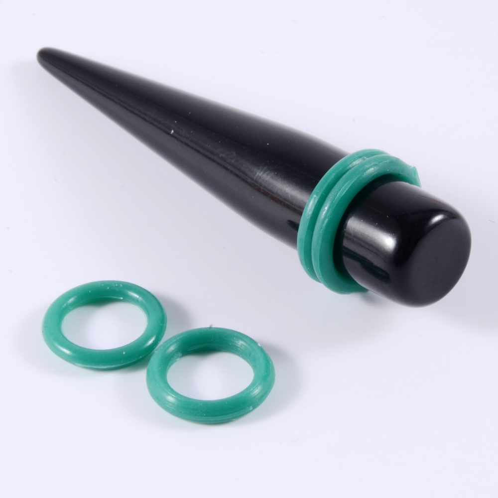 20pcs 1mm-22mm Rubber Ear Tape - Body Jewelry Gauges 评论和价格