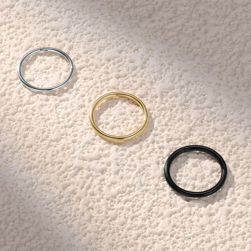 2/6PCS Seamless 316L Stainless - Body Jewelry Septum 评论和价格
