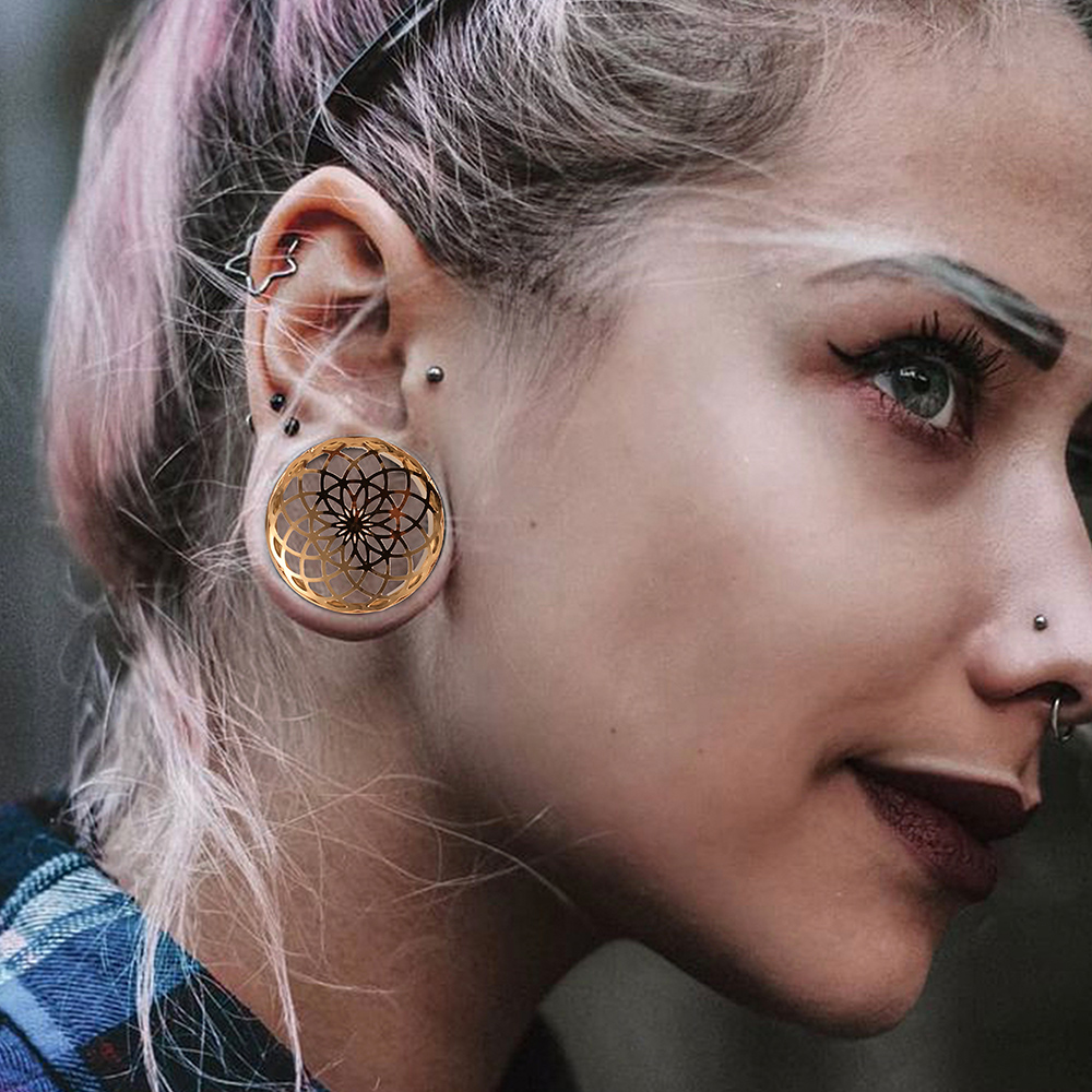 Vankula 2PCS 316 Stainless Ste - Body Jewelry Gauges 评论和价格