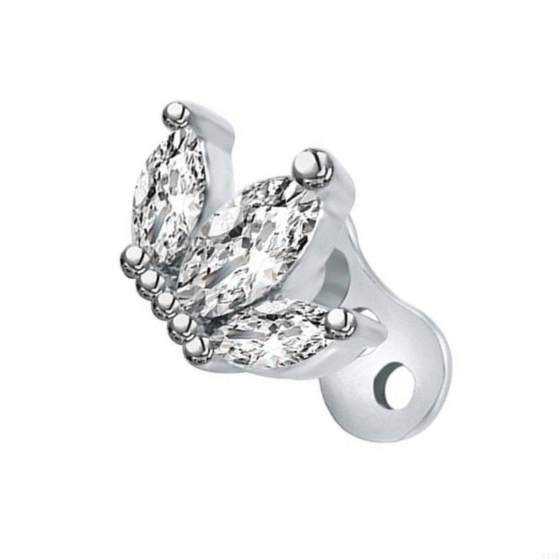  Sparkling Cubic Zirconia Derm - Dermal Anchor Top 评论和价格